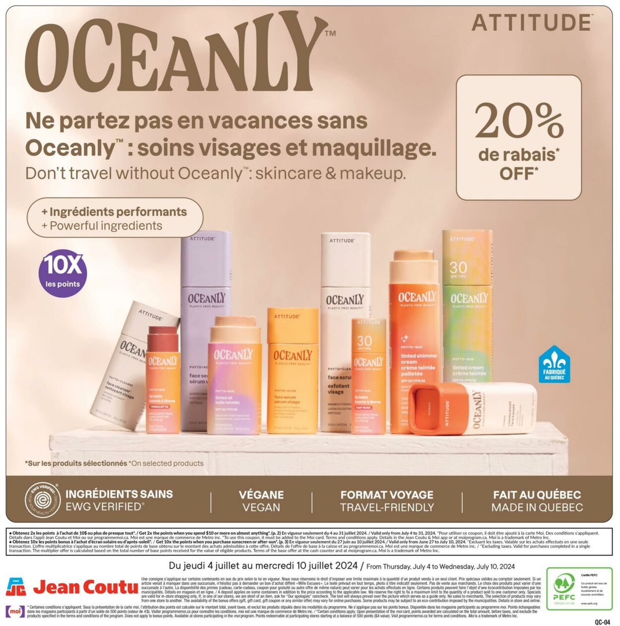 Circulaire Jean Coutu 04.07.2024 - 10.07.2024