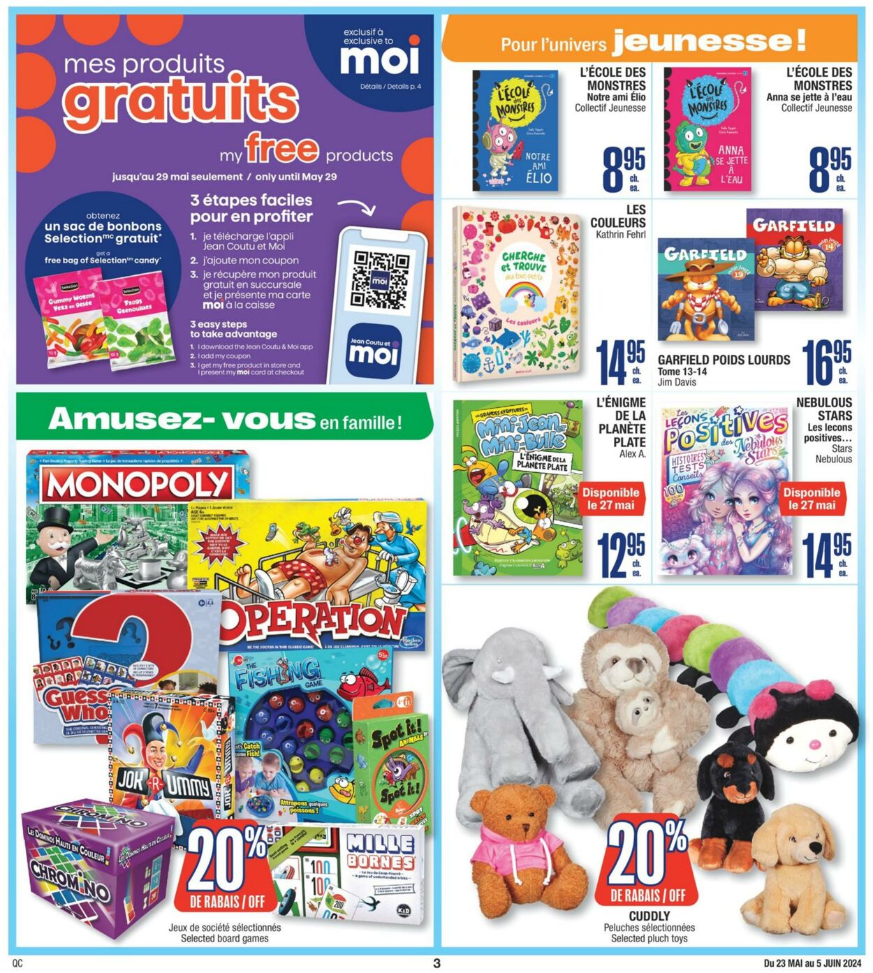 Circulaire Jean Coutu 23.05.2024 - 05.06.2024