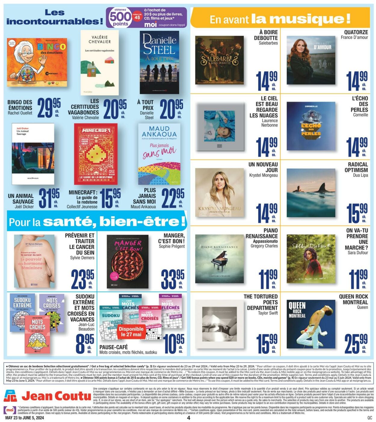 Circulaire Jean Coutu 23.05.2024 - 05.06.2024