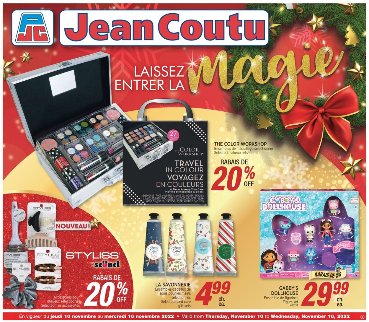 Circulaire Jean Coutu 10.11.2022 - 16.11.2022