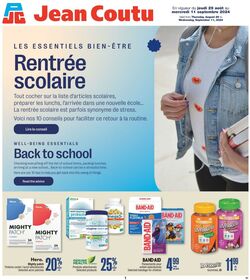 Circulaire Jean Coutu 19.09.2024 - 25.09.2024