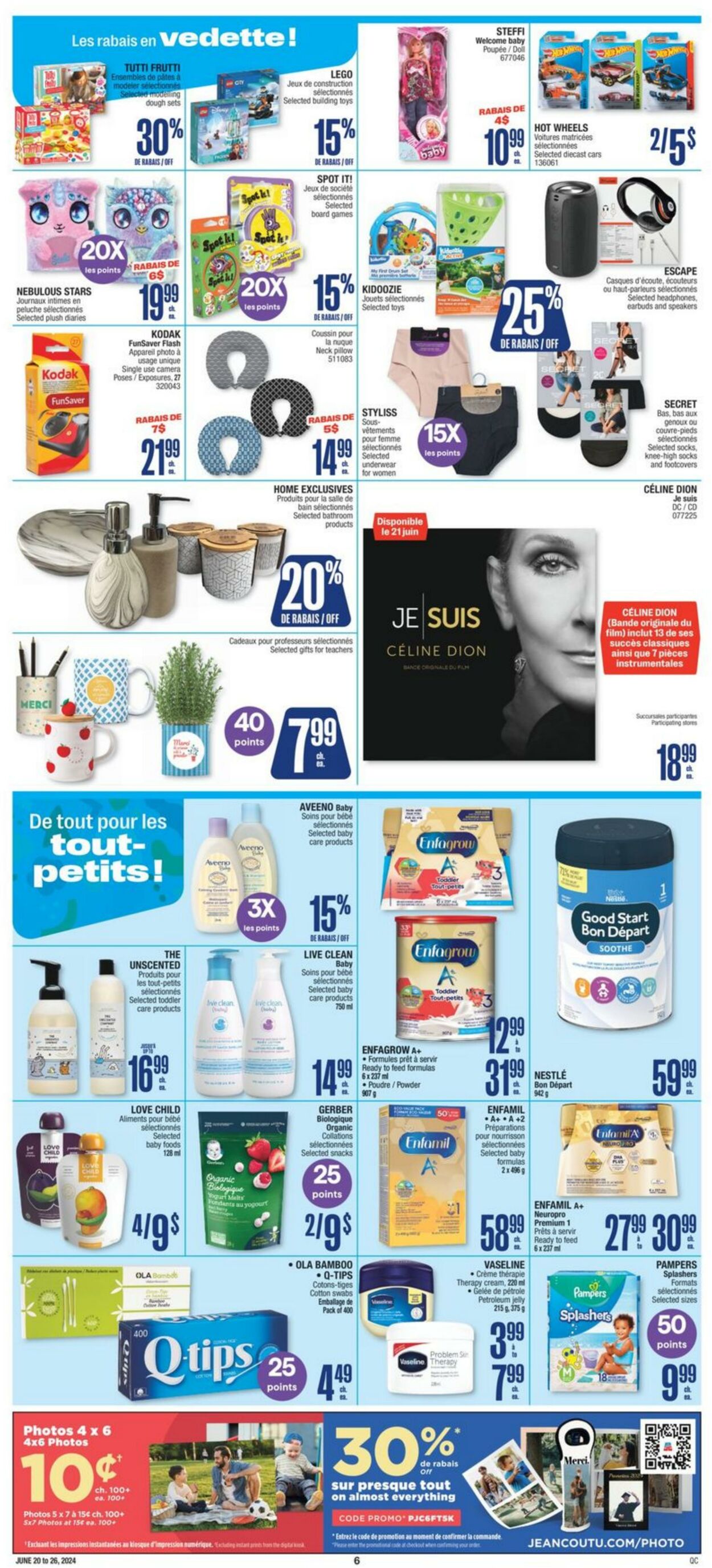 Circulaire Jean Coutu 20.06.2024 - 26.06.2024