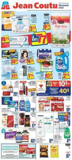 Circulaire Jean Coutu 20.03.2025 - 26.03.2025