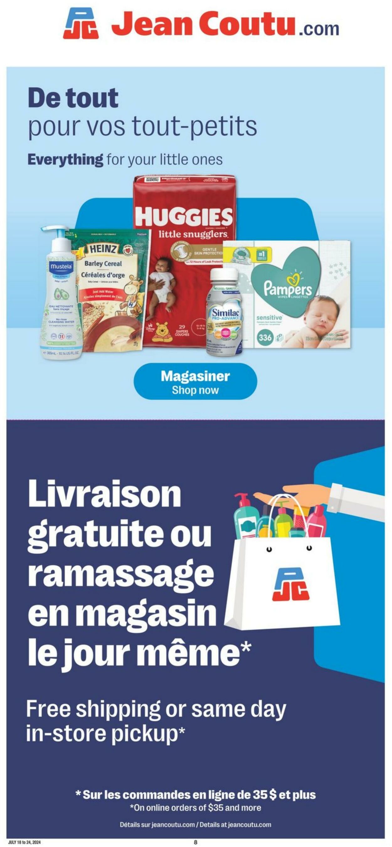 Circulaire Jean Coutu 18.07.2024 - 24.07.2024