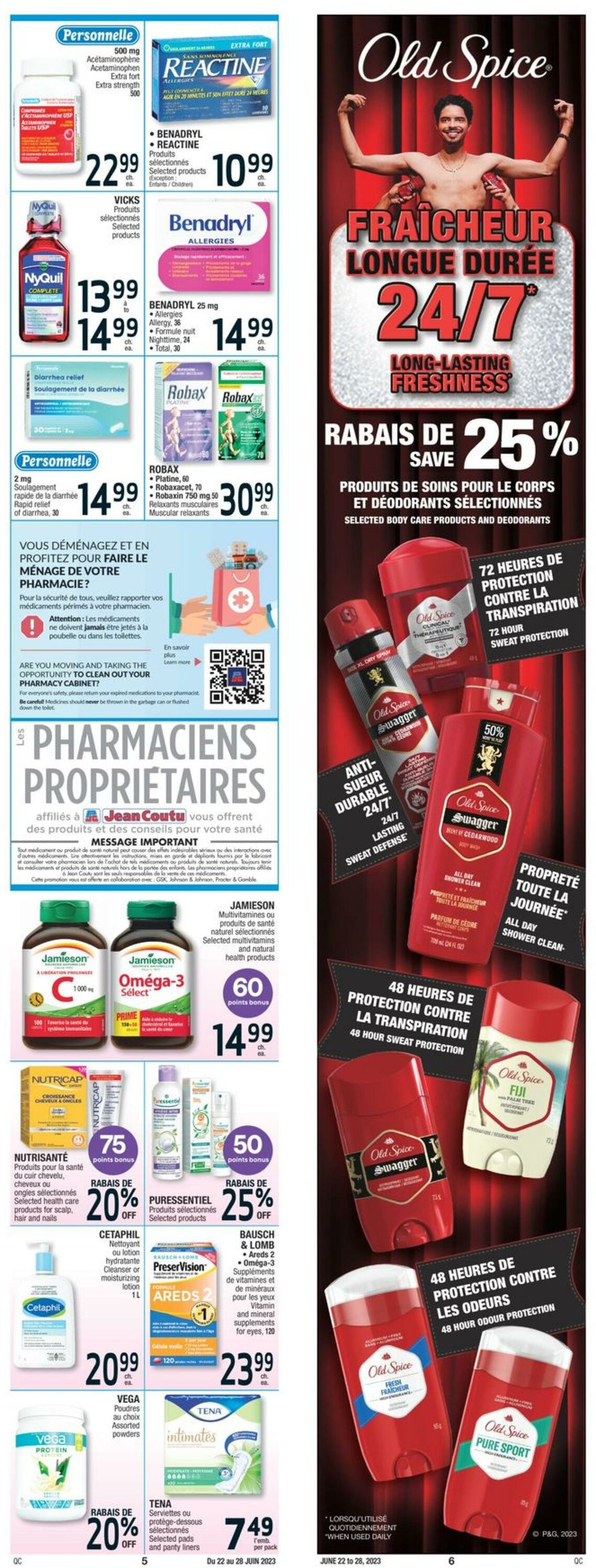 Circulaire Jean Coutu 22.06.2023 - 28.06.2023