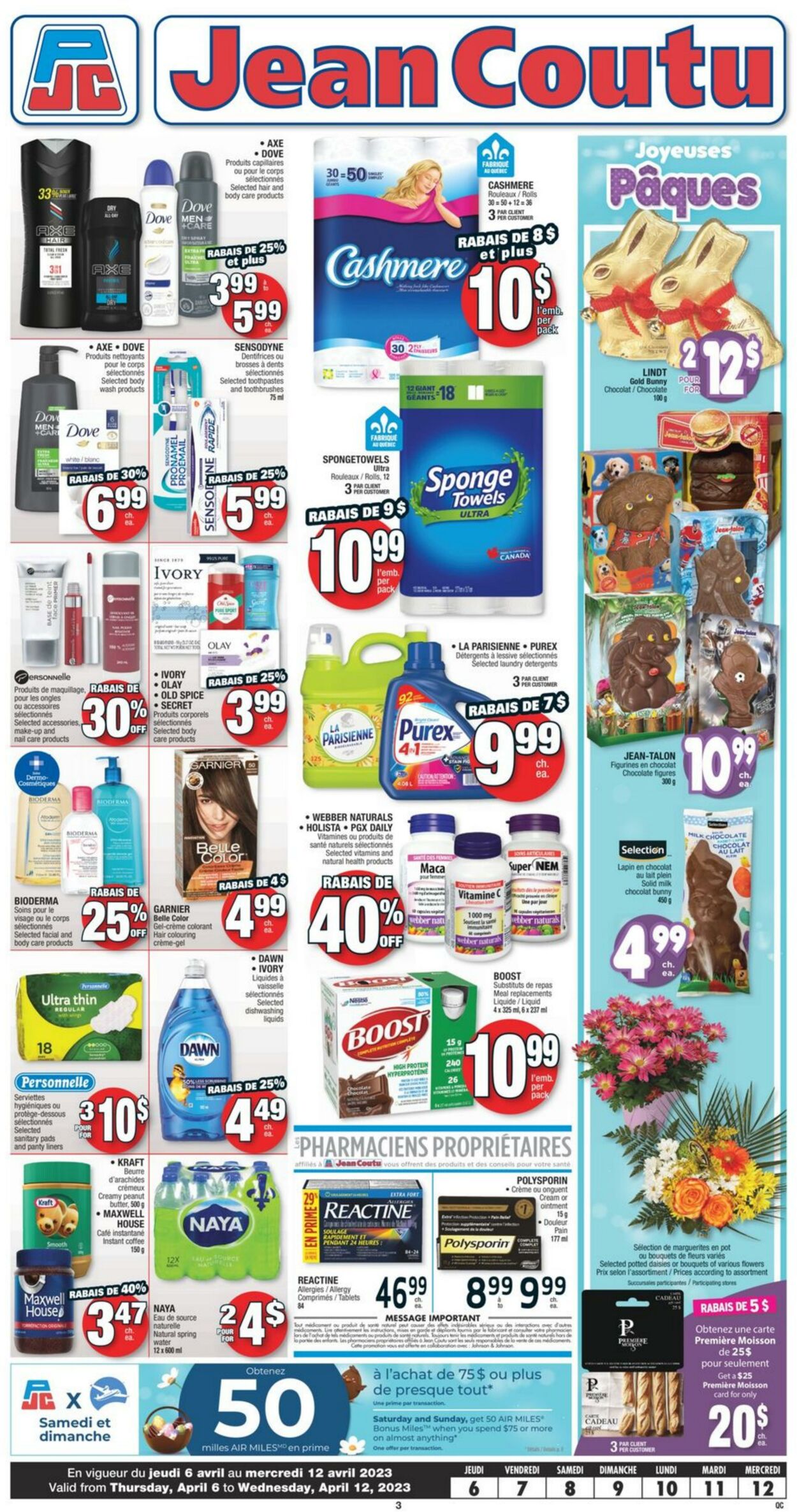 Circulaire Jean Coutu 06.04.2023 - 12.04.2023