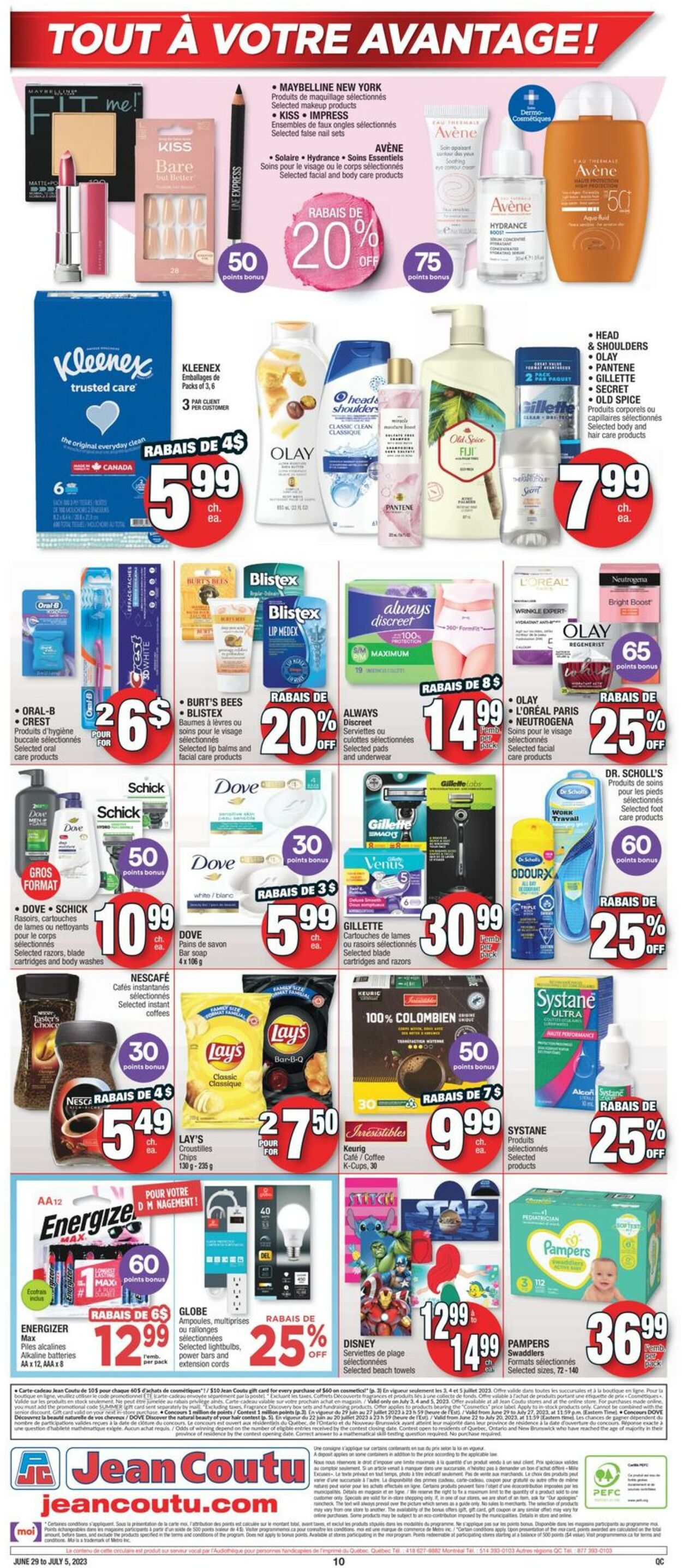 Circulaire Jean Coutu 29.06.2023 - 05.07.2023