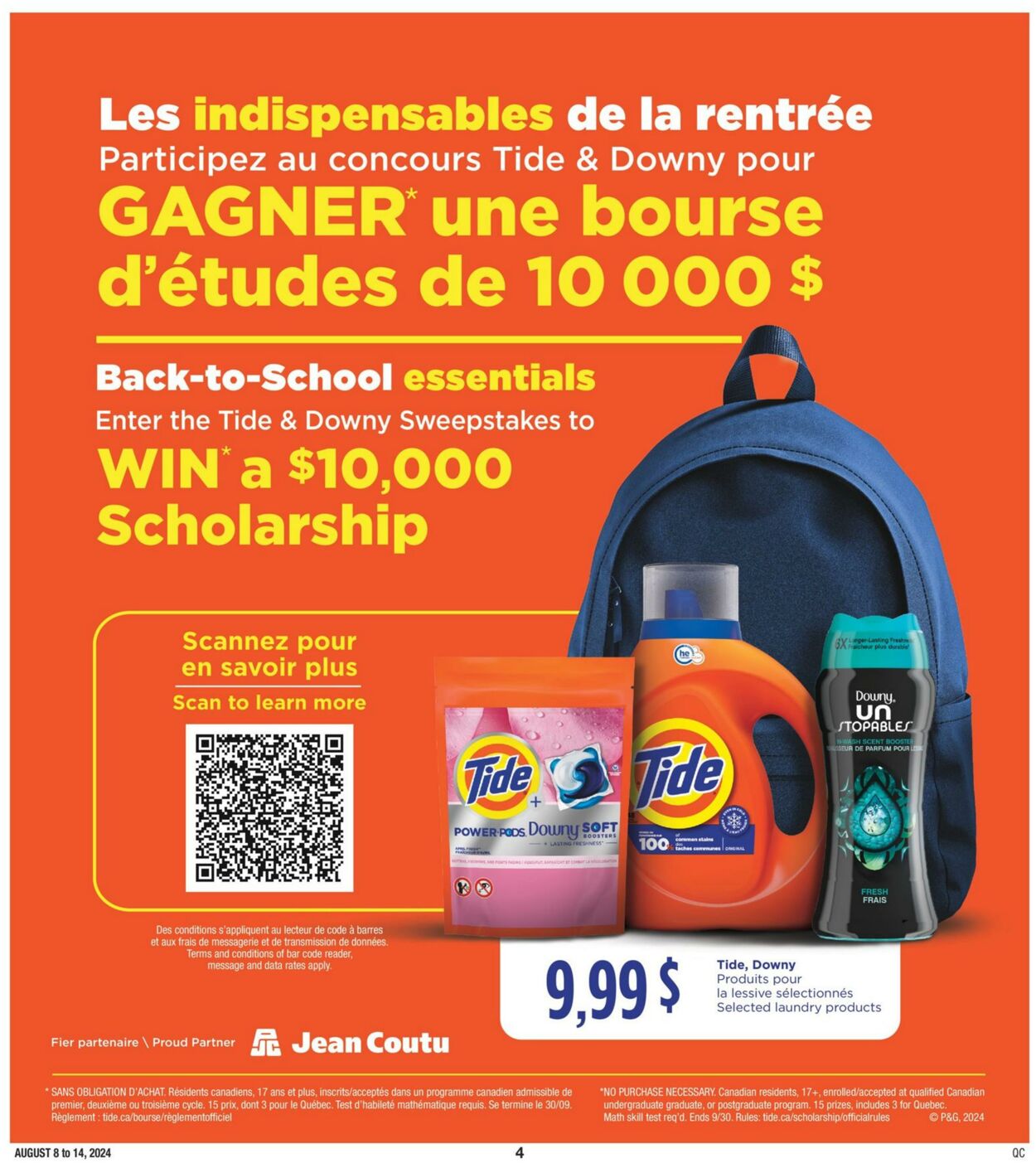 Circulaire Jean Coutu 08.08.2024 - 14.08.2024