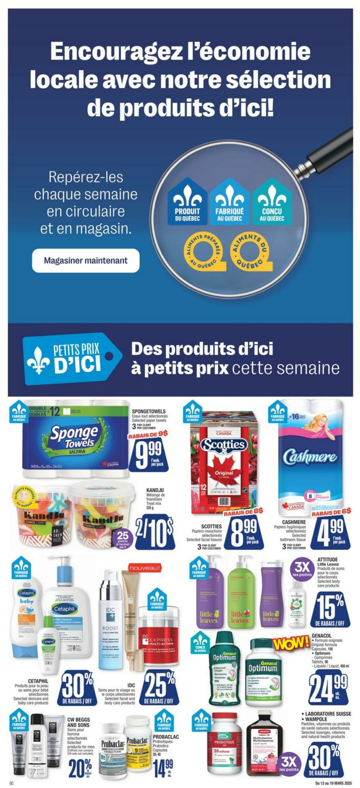 Circulaire Jean Coutu 13.03.2025 - 19.03.2025