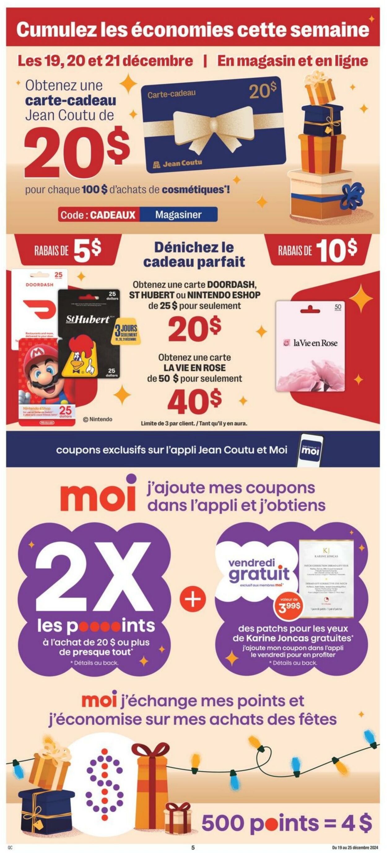 Circulaire Jean Coutu 19.12.2024 - 25.12.2024