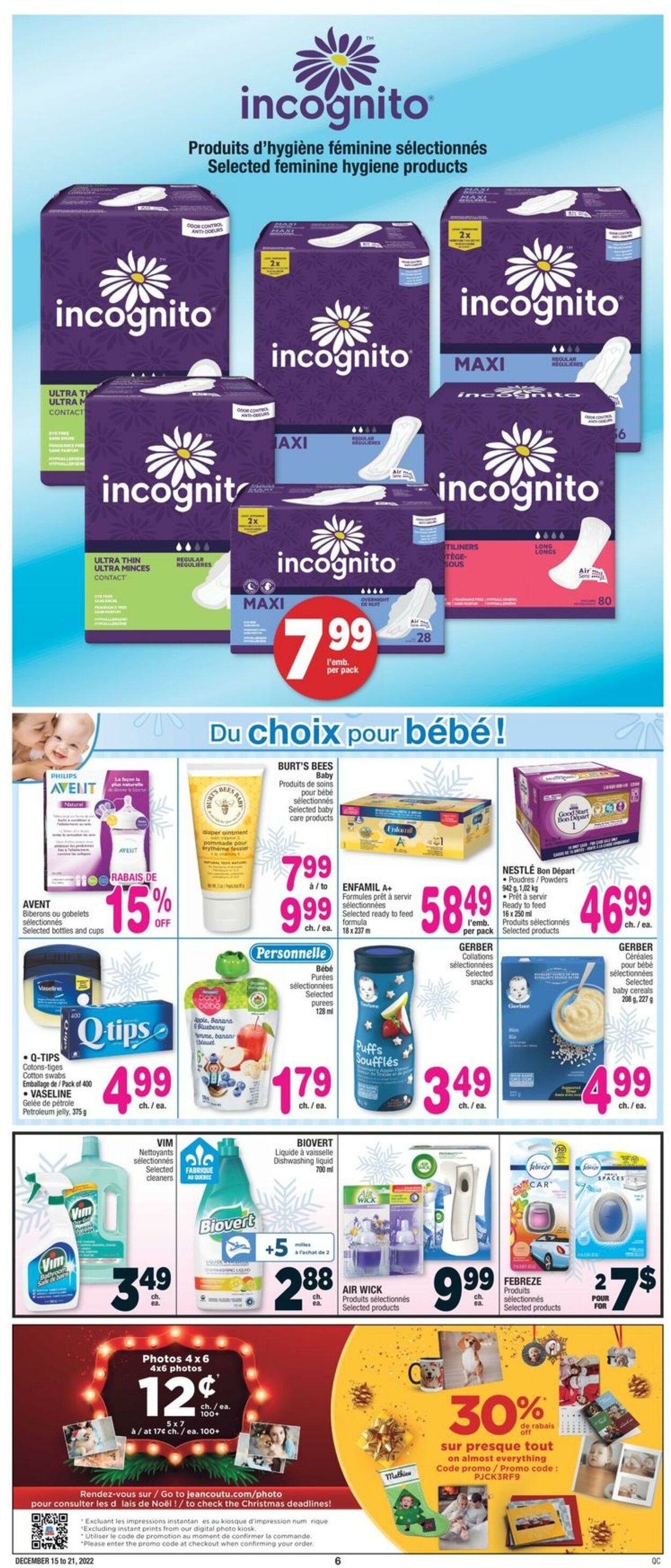 Circulaire Jean Coutu 15.12.2022 - 21.12.2022