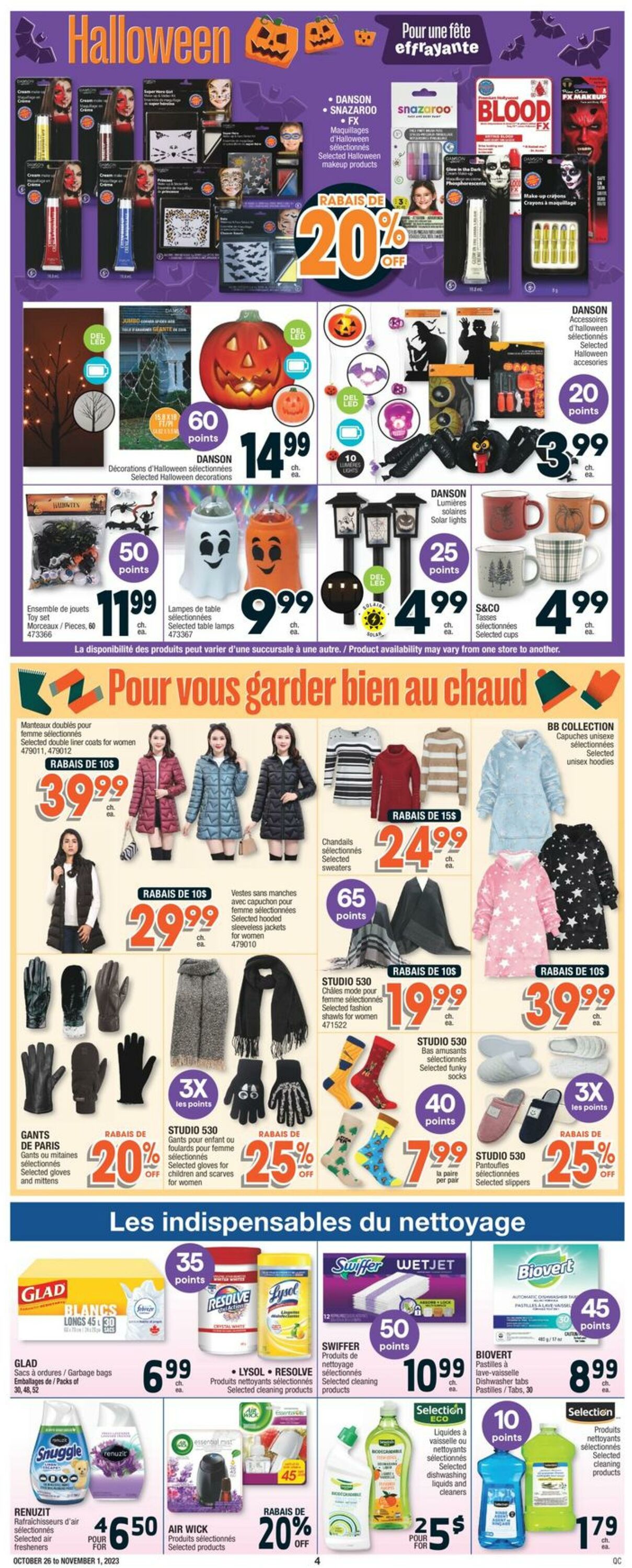 Circulaire Jean Coutu 26.10.2023 - 01.11.2023