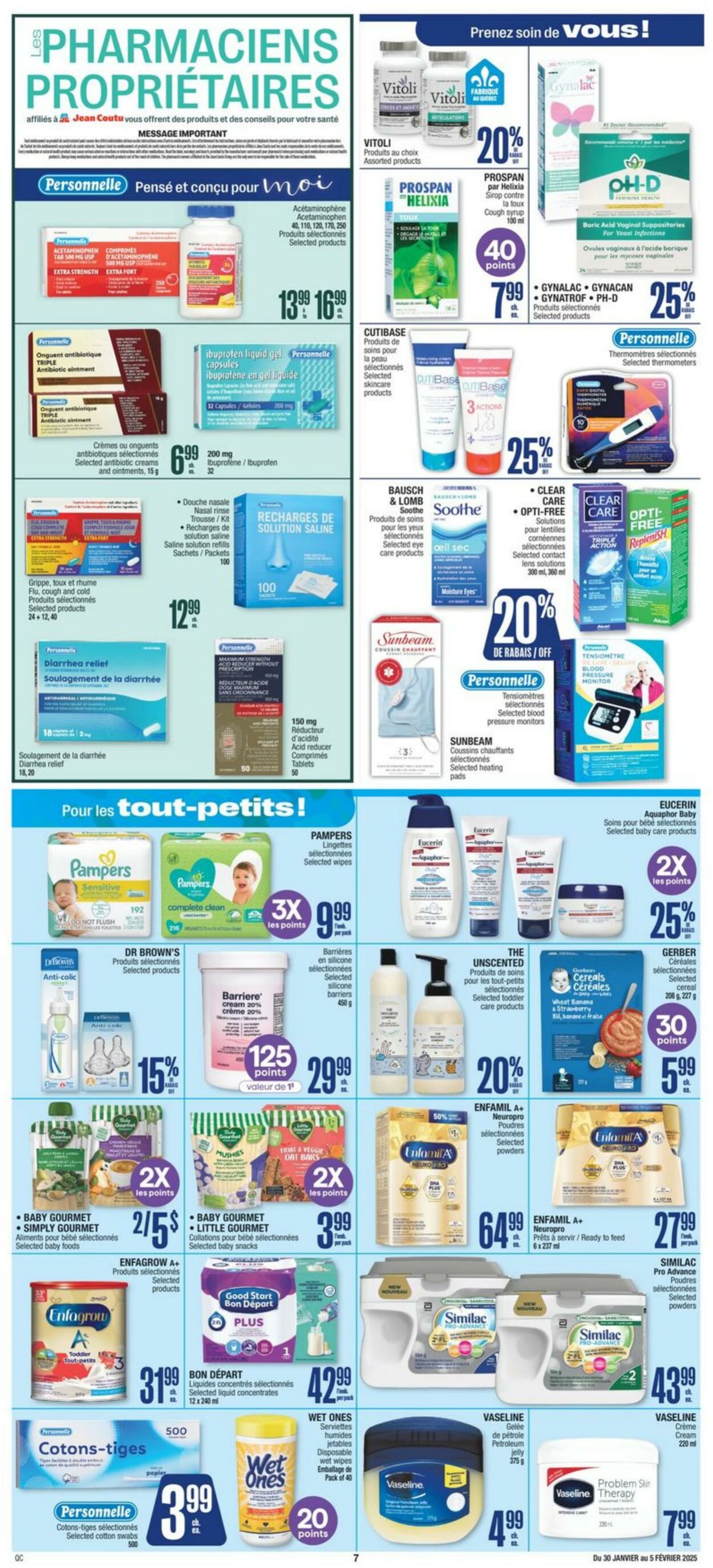 Circulaire Jean Coutu 30.01.2025 - 05.02.2025