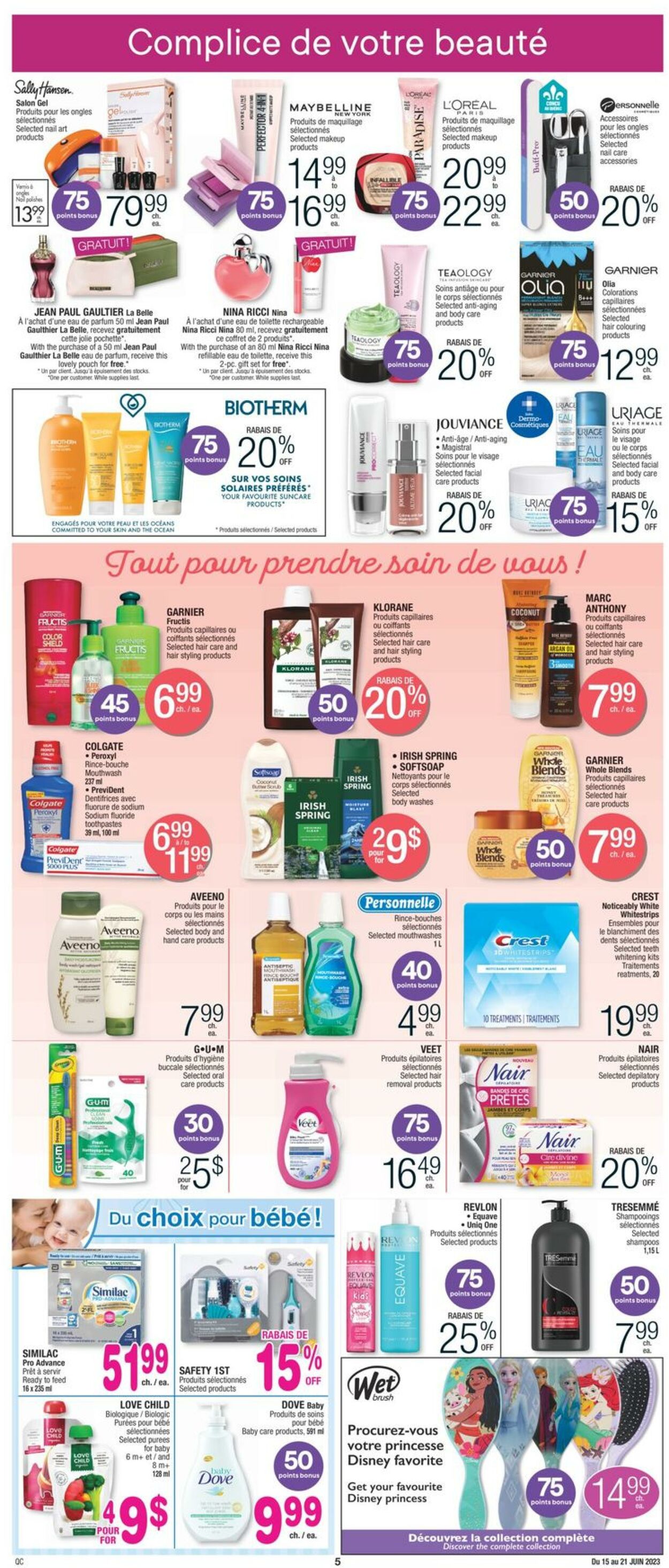 Circulaire Jean Coutu 15.06.2023 - 21.06.2023