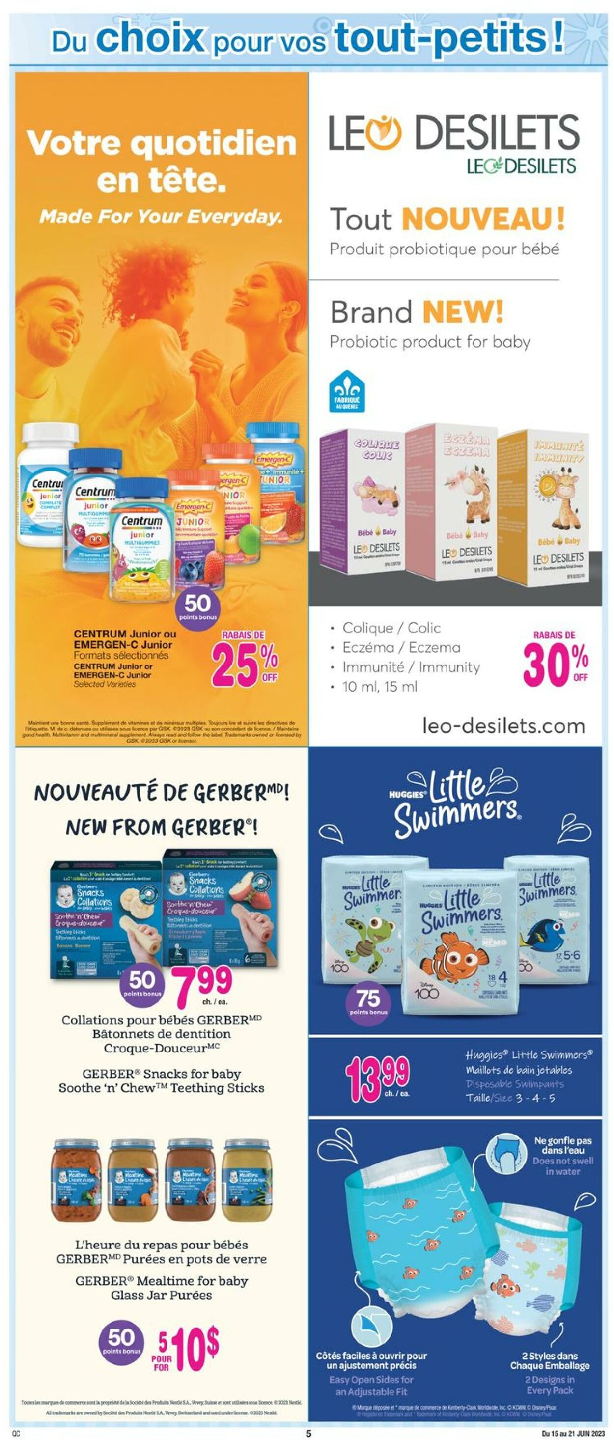 Circulaire Jean Coutu 15.06.2023 - 21.06.2023