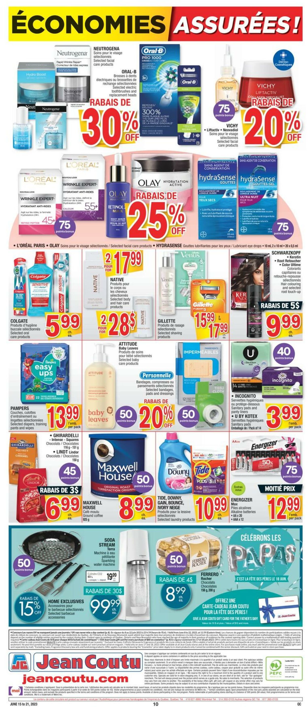 Circulaire Jean Coutu 15.06.2023 - 21.06.2023