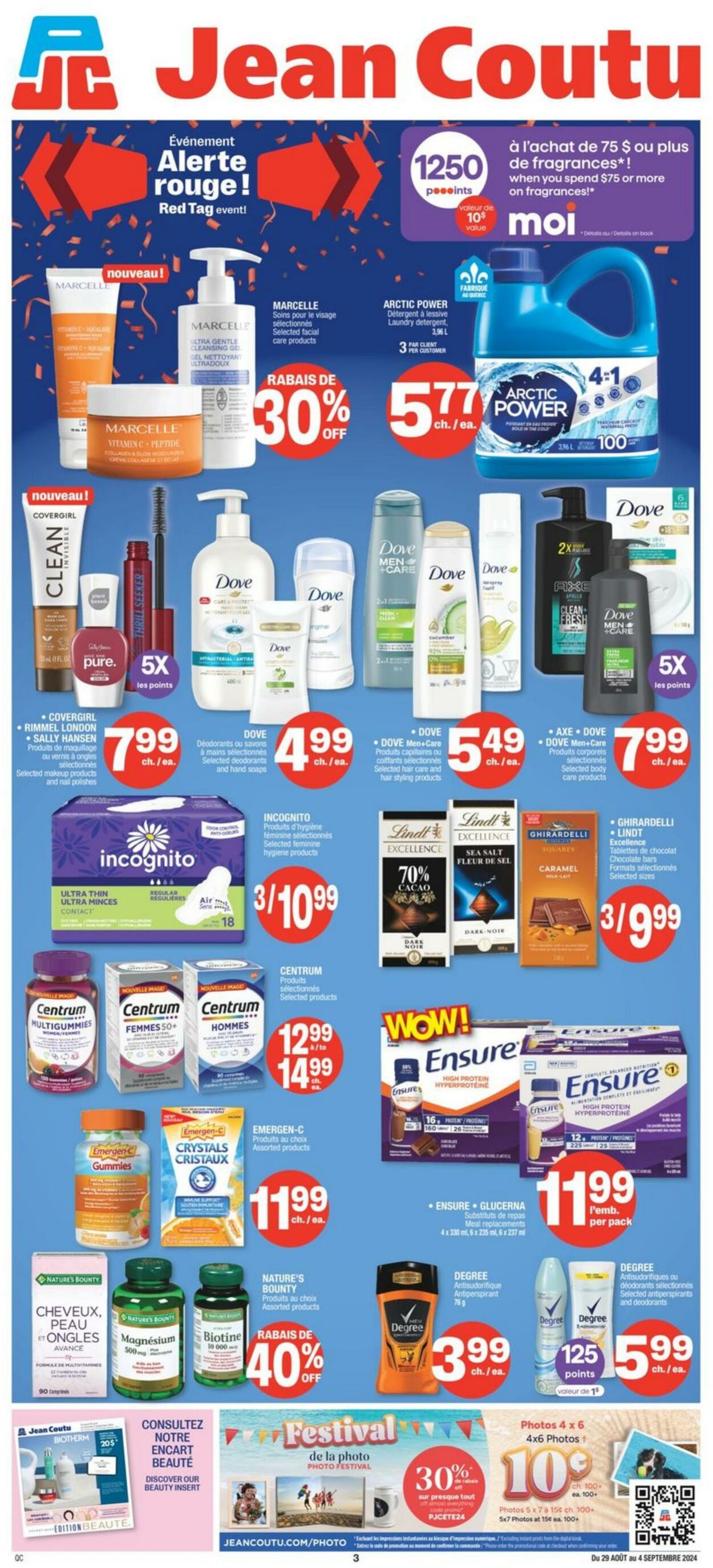 Circulaire Jean Coutu 29.08.2024 - 04.09.2024