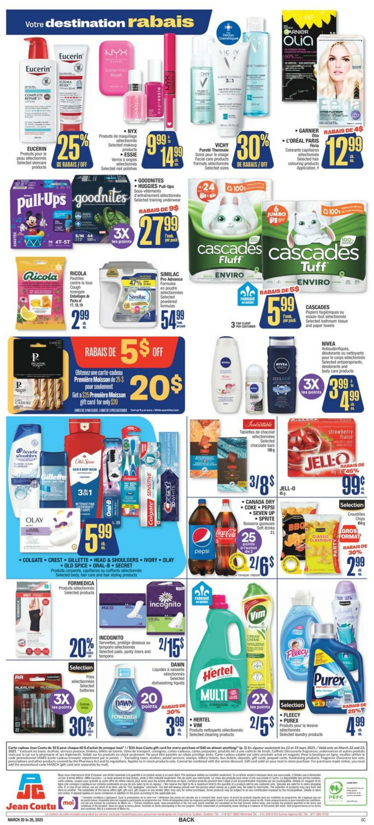 Circulaire Jean Coutu 20.03.2025 - 26.03.2025