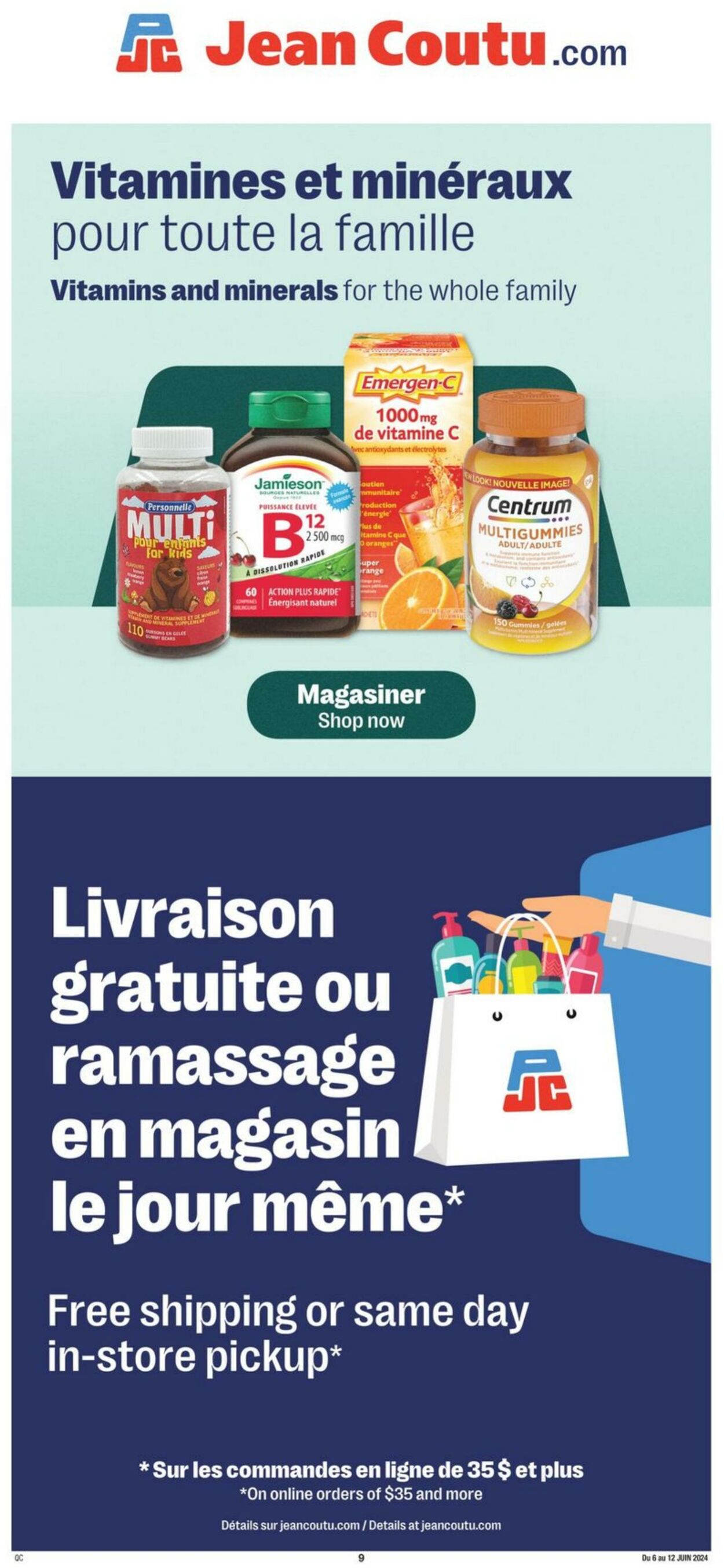 Circulaire Jean Coutu 06.06.2024 - 12.06.2024