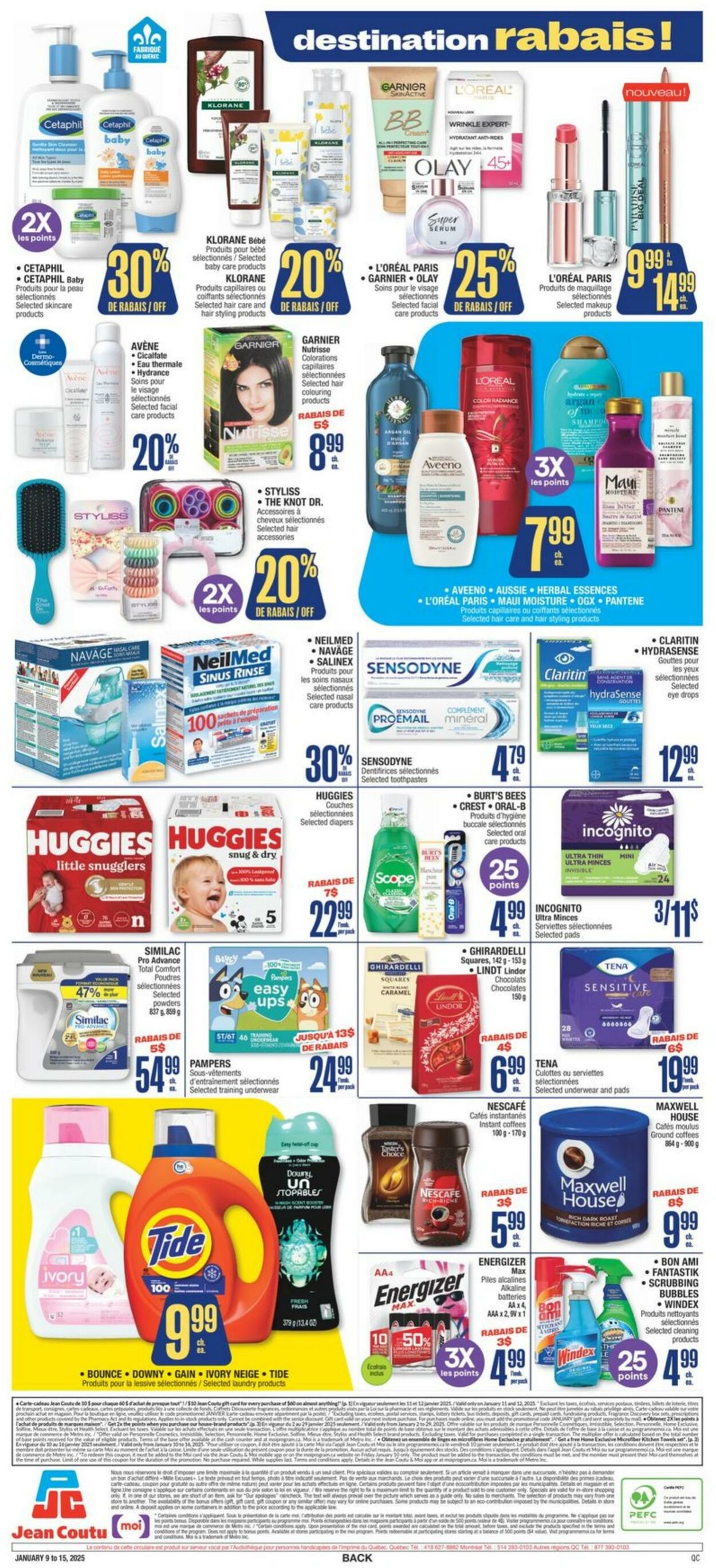 Circulaire Jean Coutu 09.01.2025 - 15.01.2025