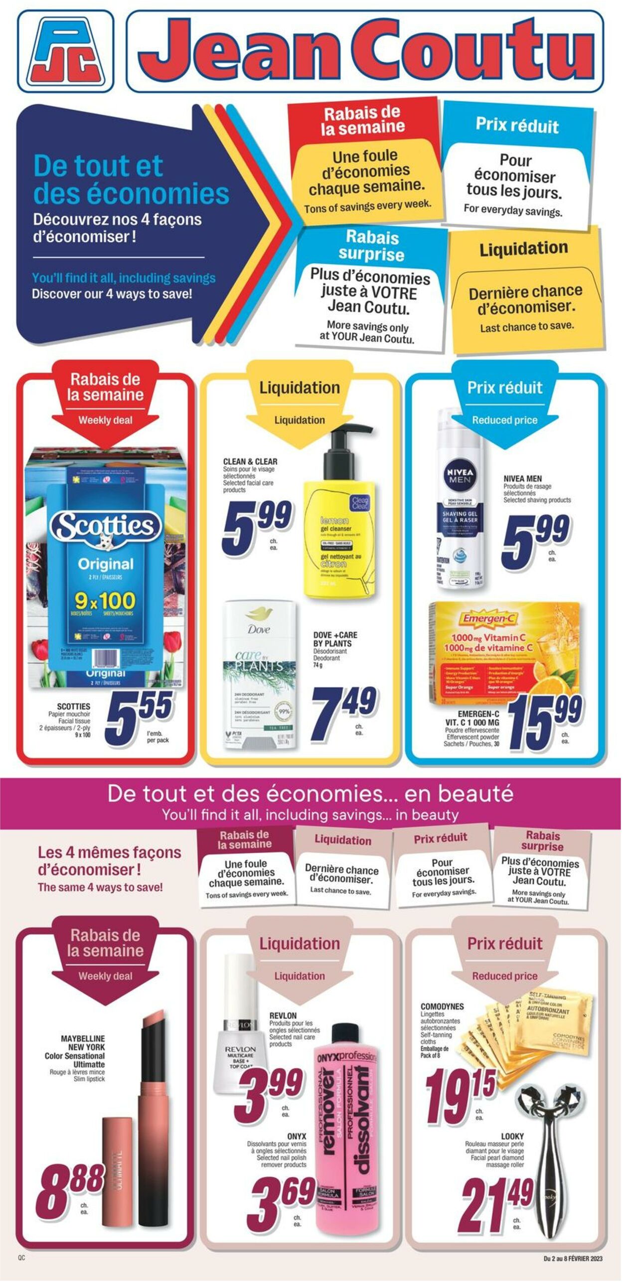 Circulaire Jean Coutu 02.02.2023 - 08.02.2023