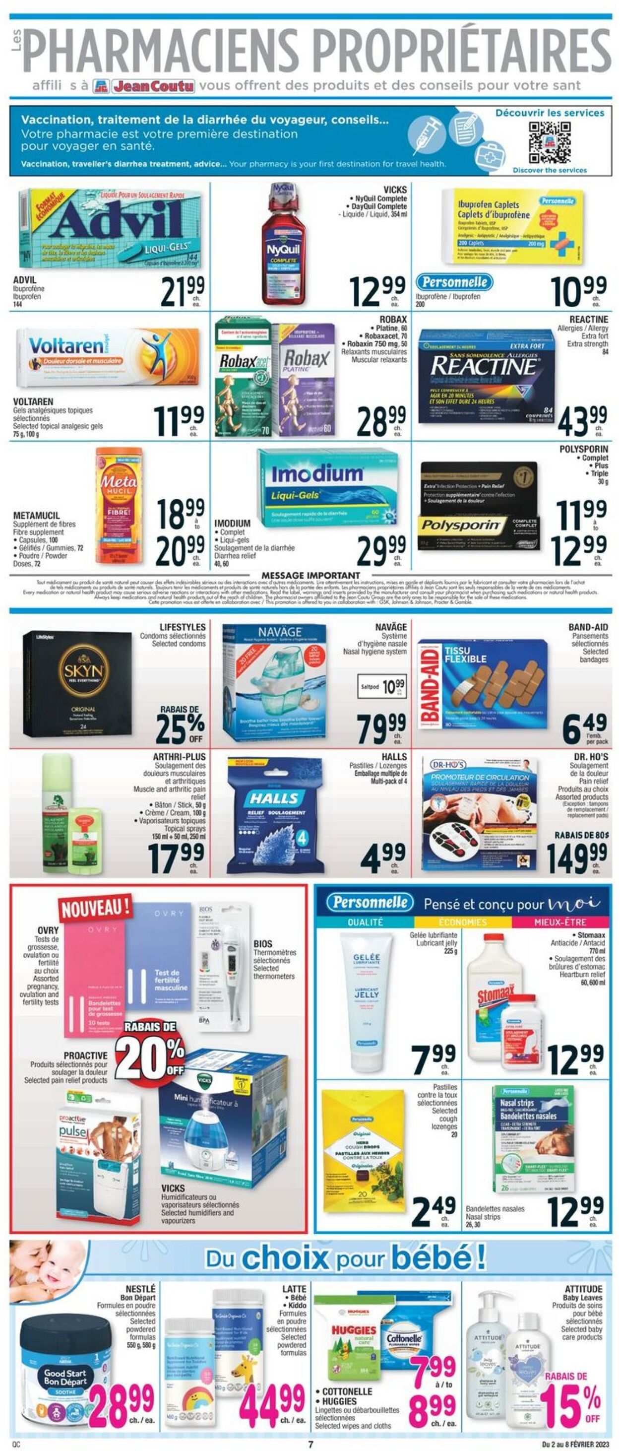 Circulaire Jean Coutu 02.02.2023 - 08.02.2023