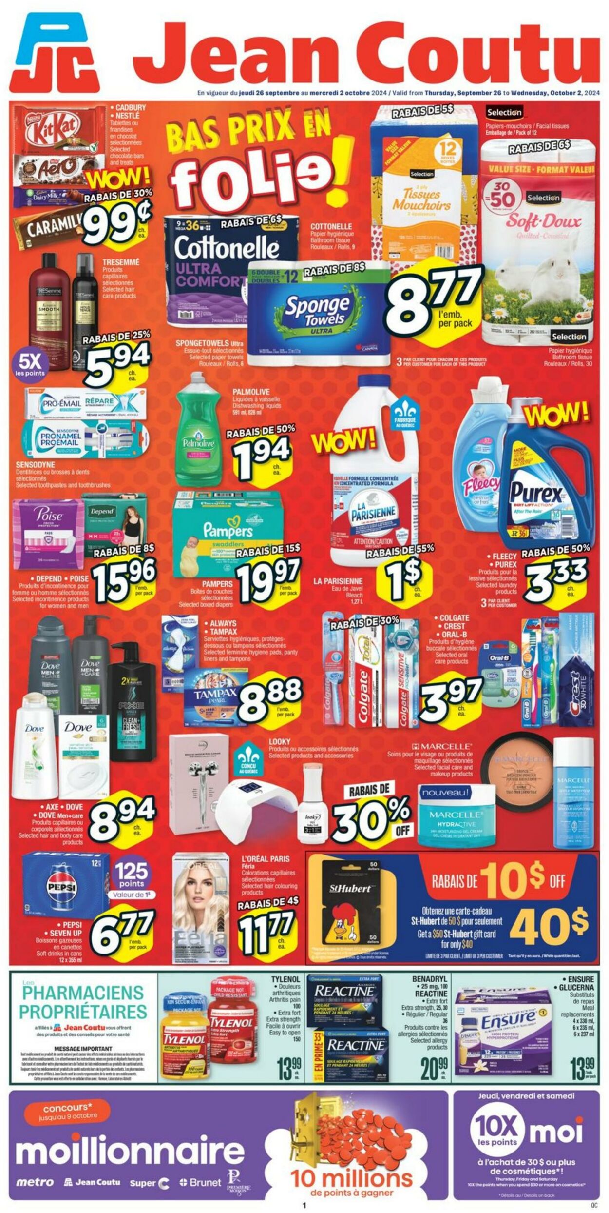 Circulaire Jean Coutu 26.09.2024 - 02.10.2024