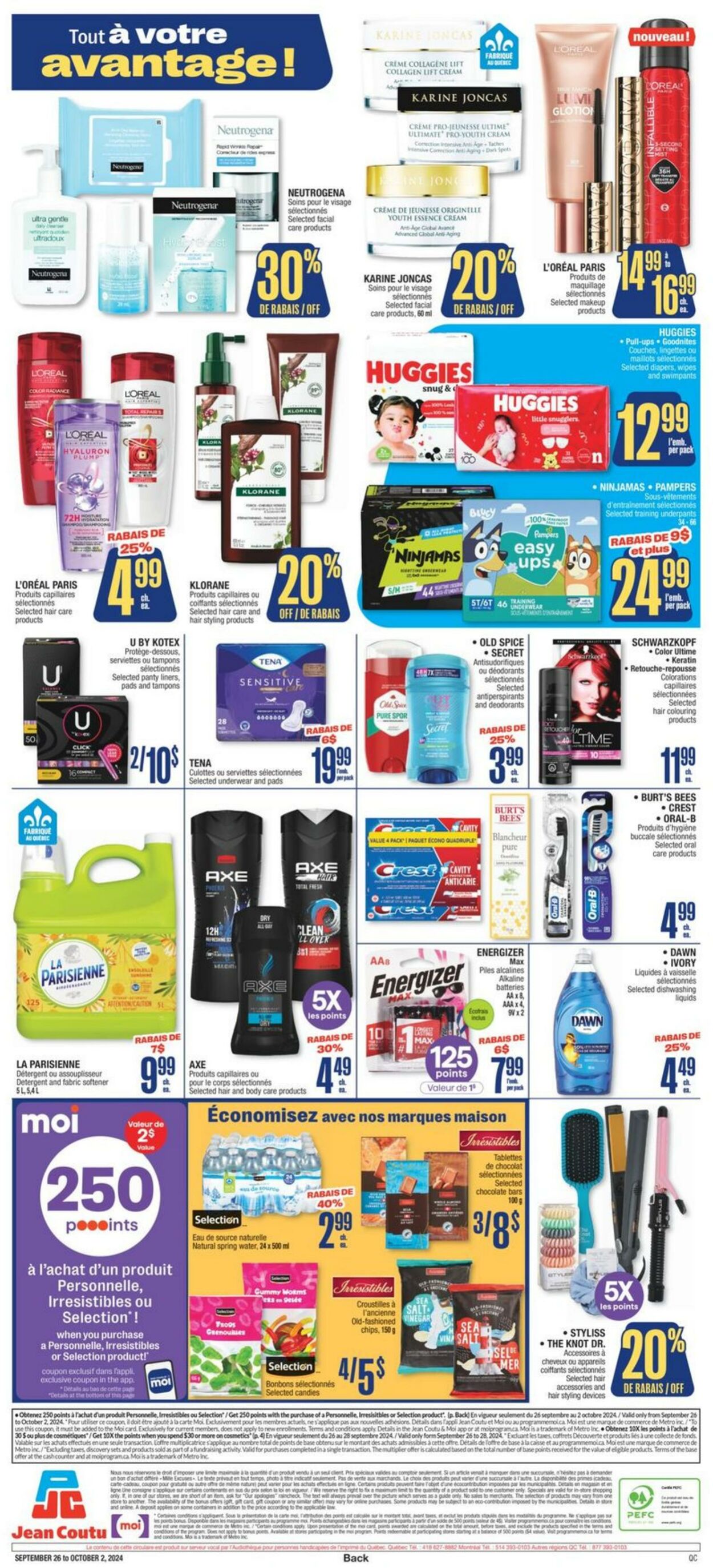 Circulaire Jean Coutu 26.09.2024 - 02.10.2024