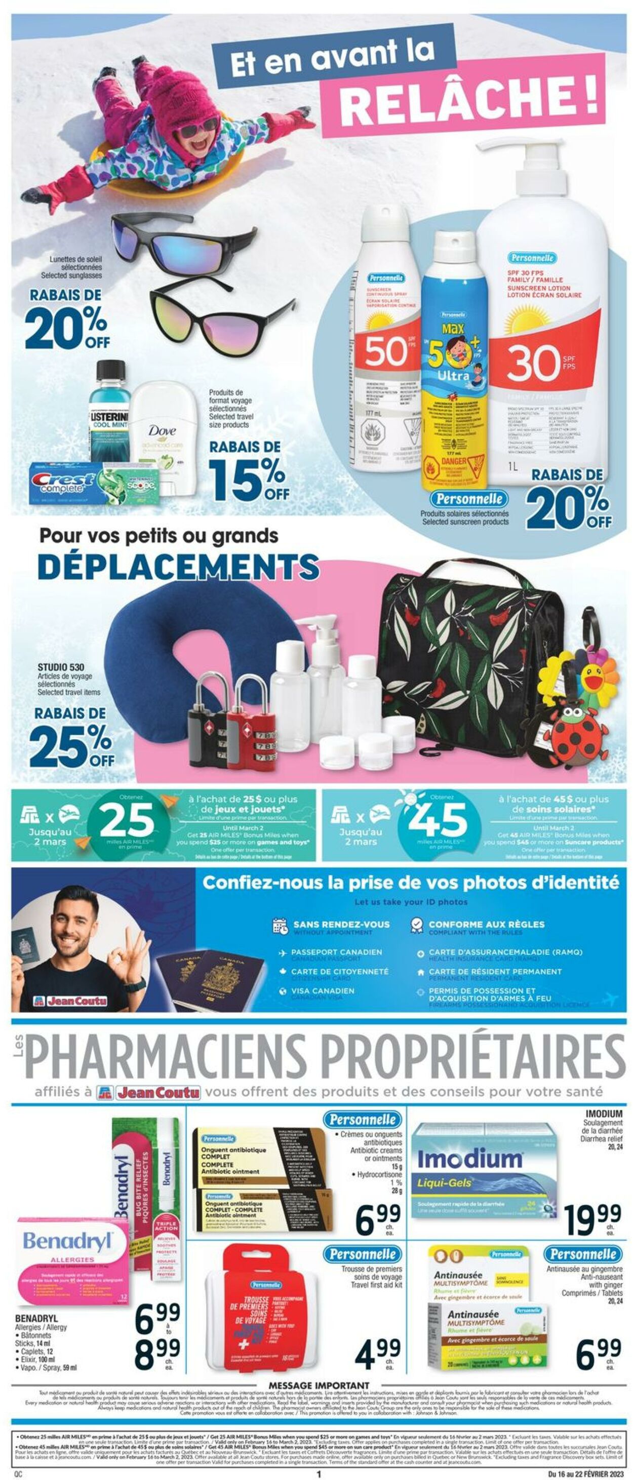 Circulaire Jean Coutu 16.02.2023 - 22.02.2023