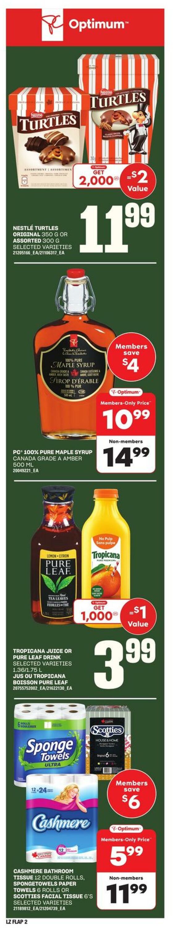 Circulaire Loblaws 23.12.2024 - 02.01.2025