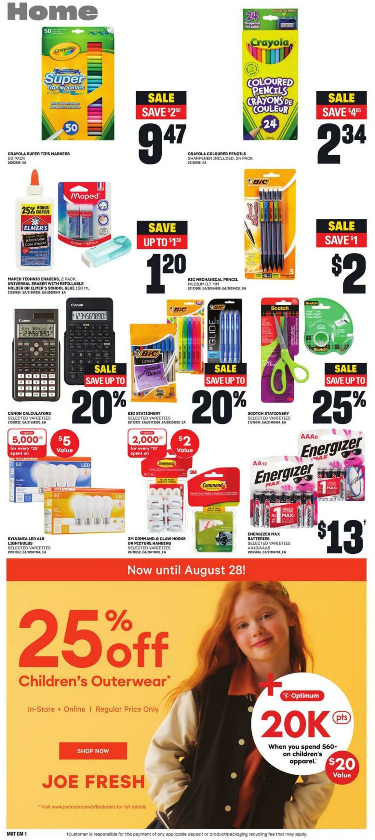 Circulaire Loblaws 22.08.2024 - 28.08.2024