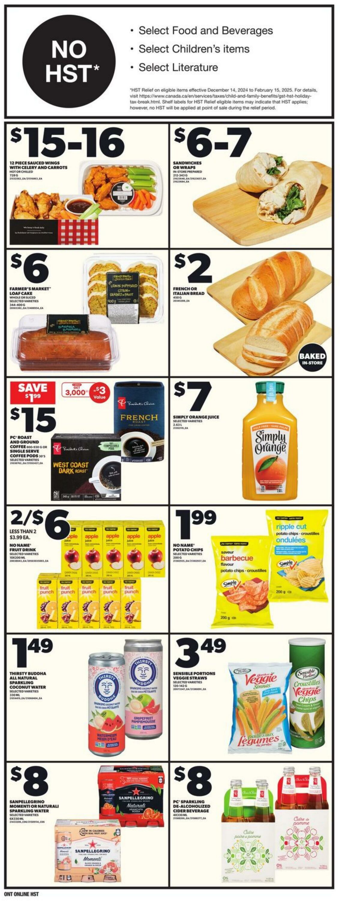 Circulaire Loblaws 02.01.2025 - 08.01.2025