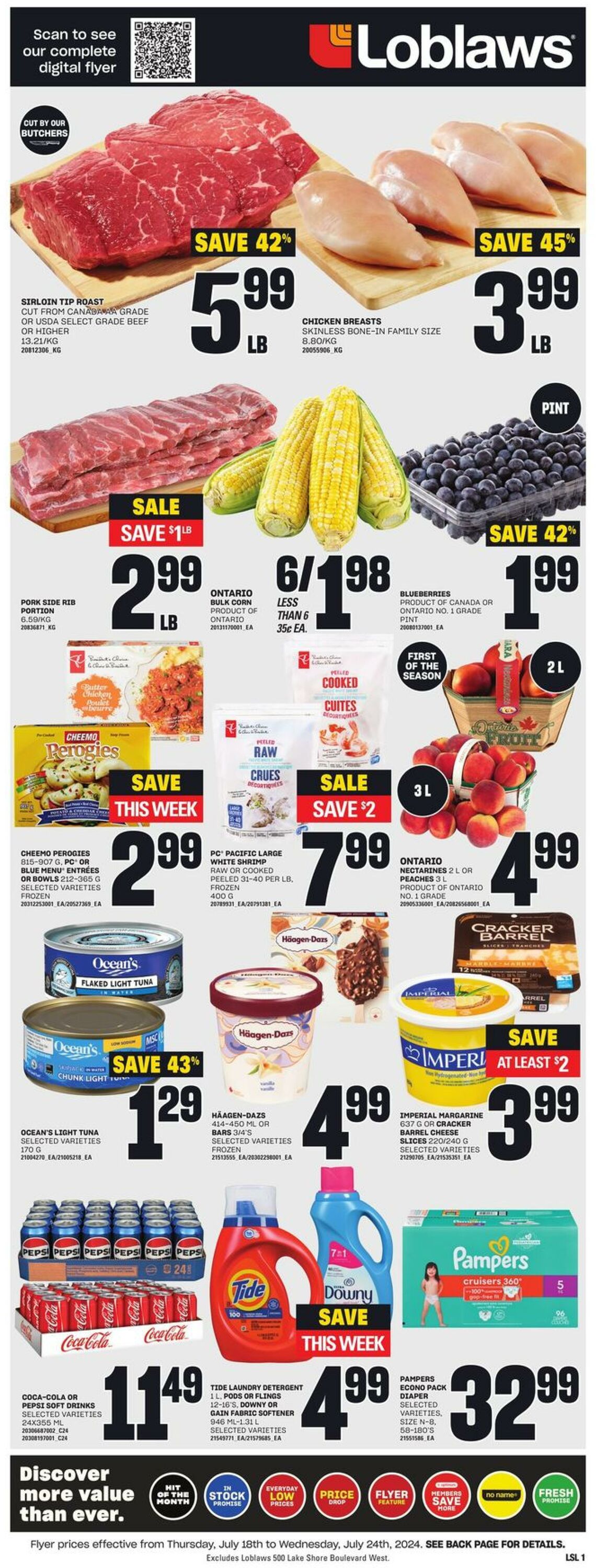 Circulaire Loblaws 18.07.2024 - 24.07.2024