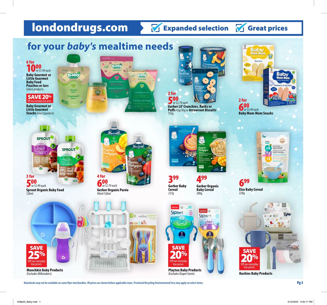 Circulaire London Drugs 28.04.2023 - 24.05.2023