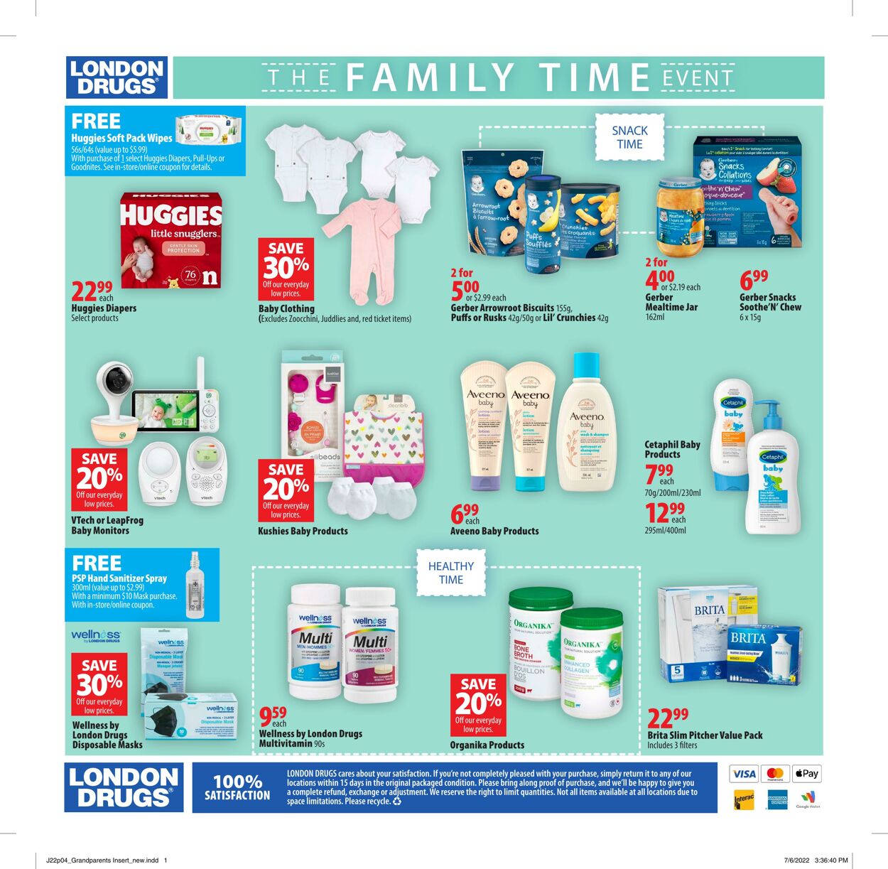 Circulaire London Drugs 22.07.2022 - 03.08.2022