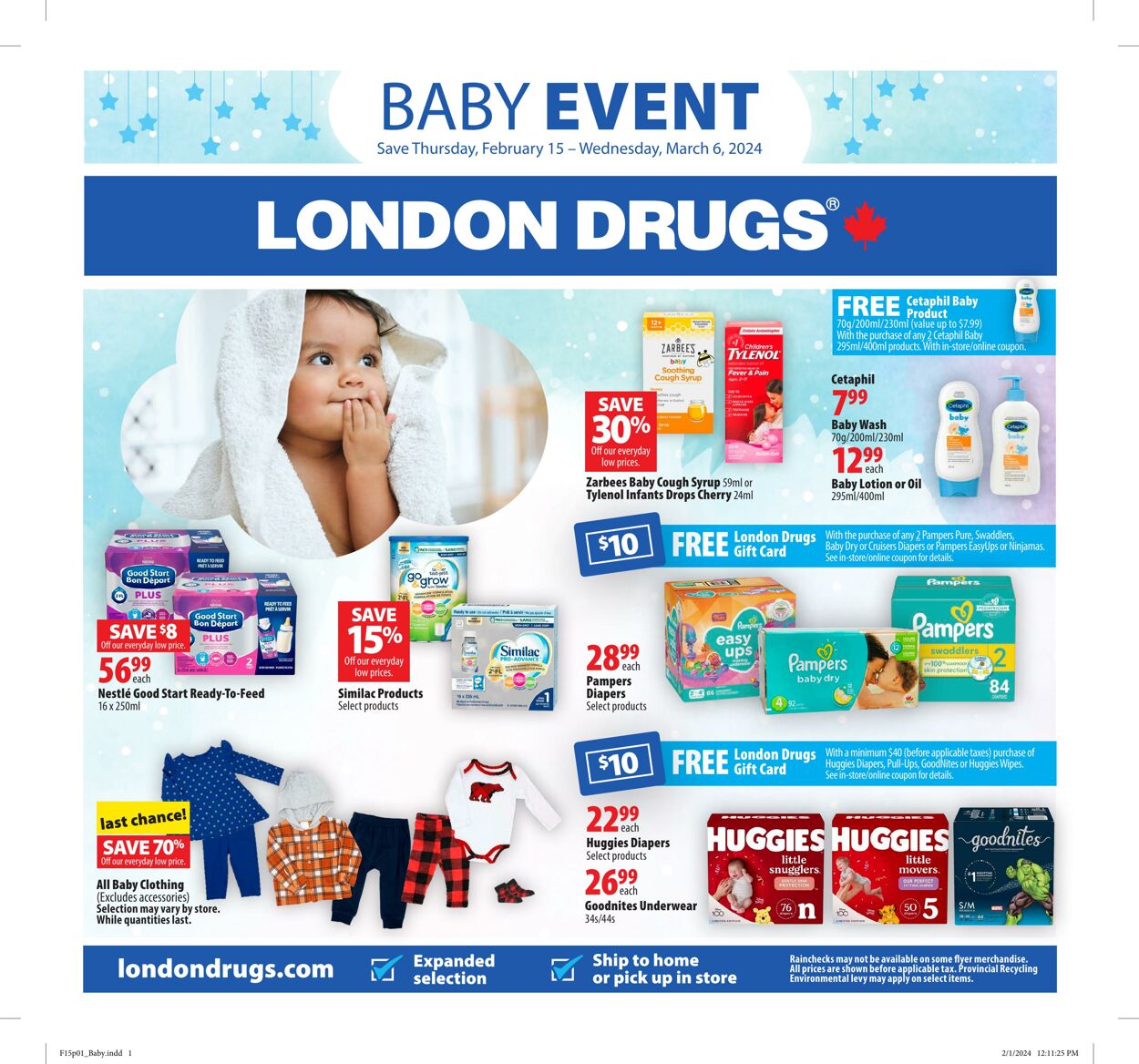 Circulaire London Drugs 15.02.2024 - 06.03.2024