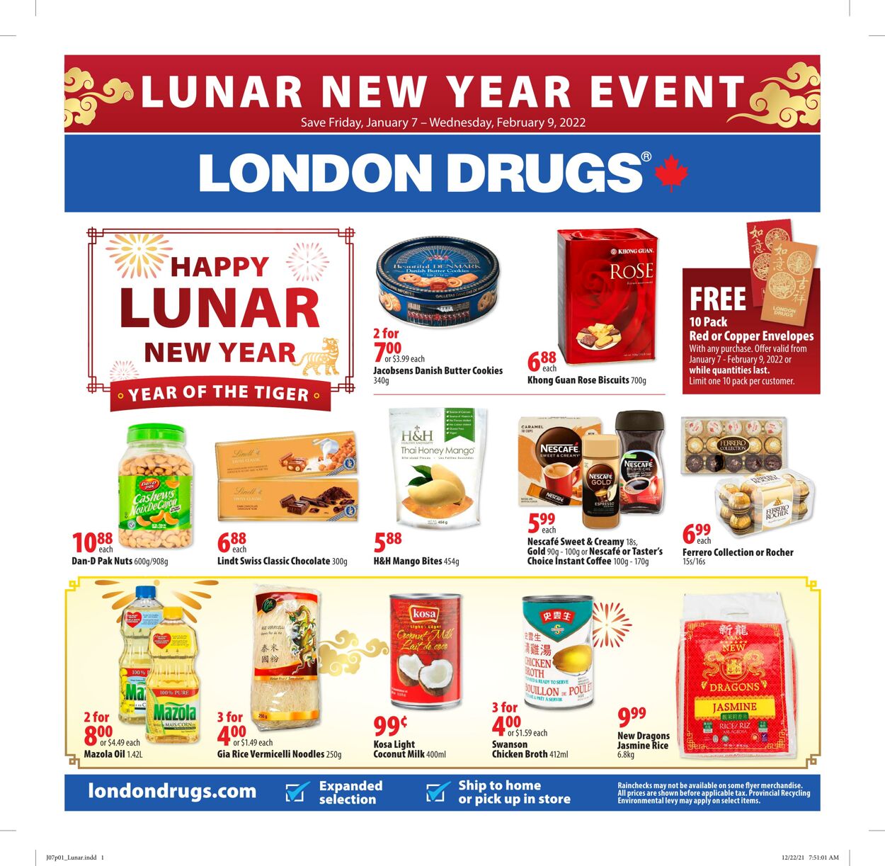 Circulaire London Drugs 07.01.2022 - 09.02.2022