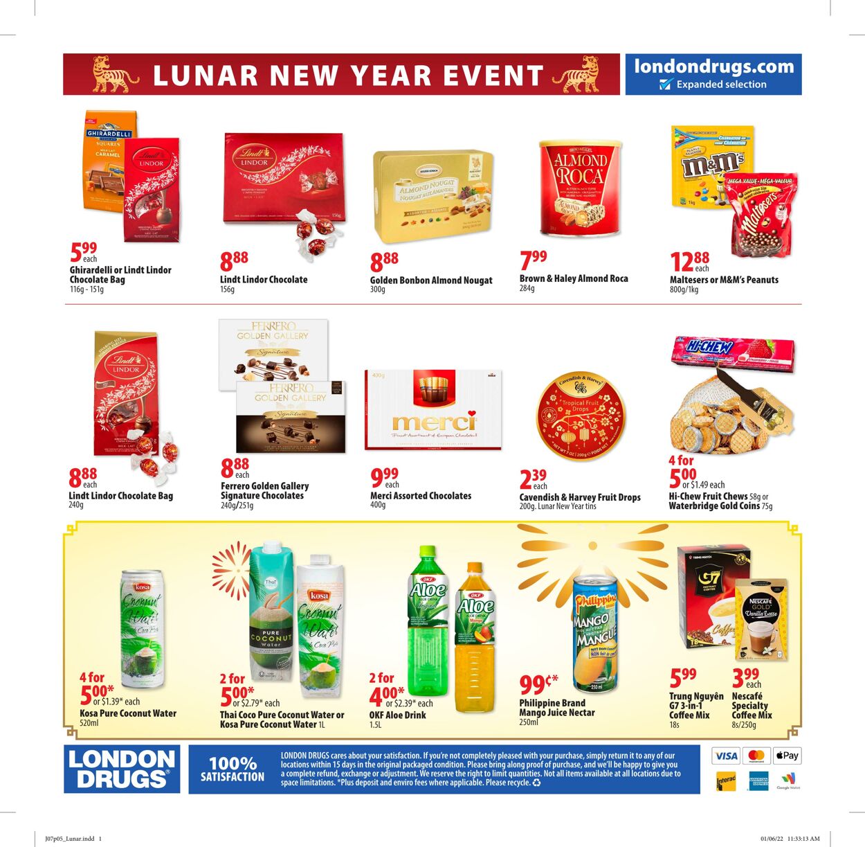 Circulaire London Drugs 07.01.2022 - 09.02.2022