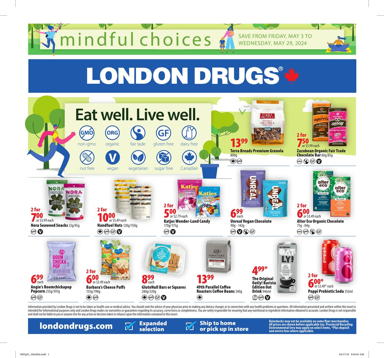 Circulaire London Drugs 03.05.2024 - 29.05.2024