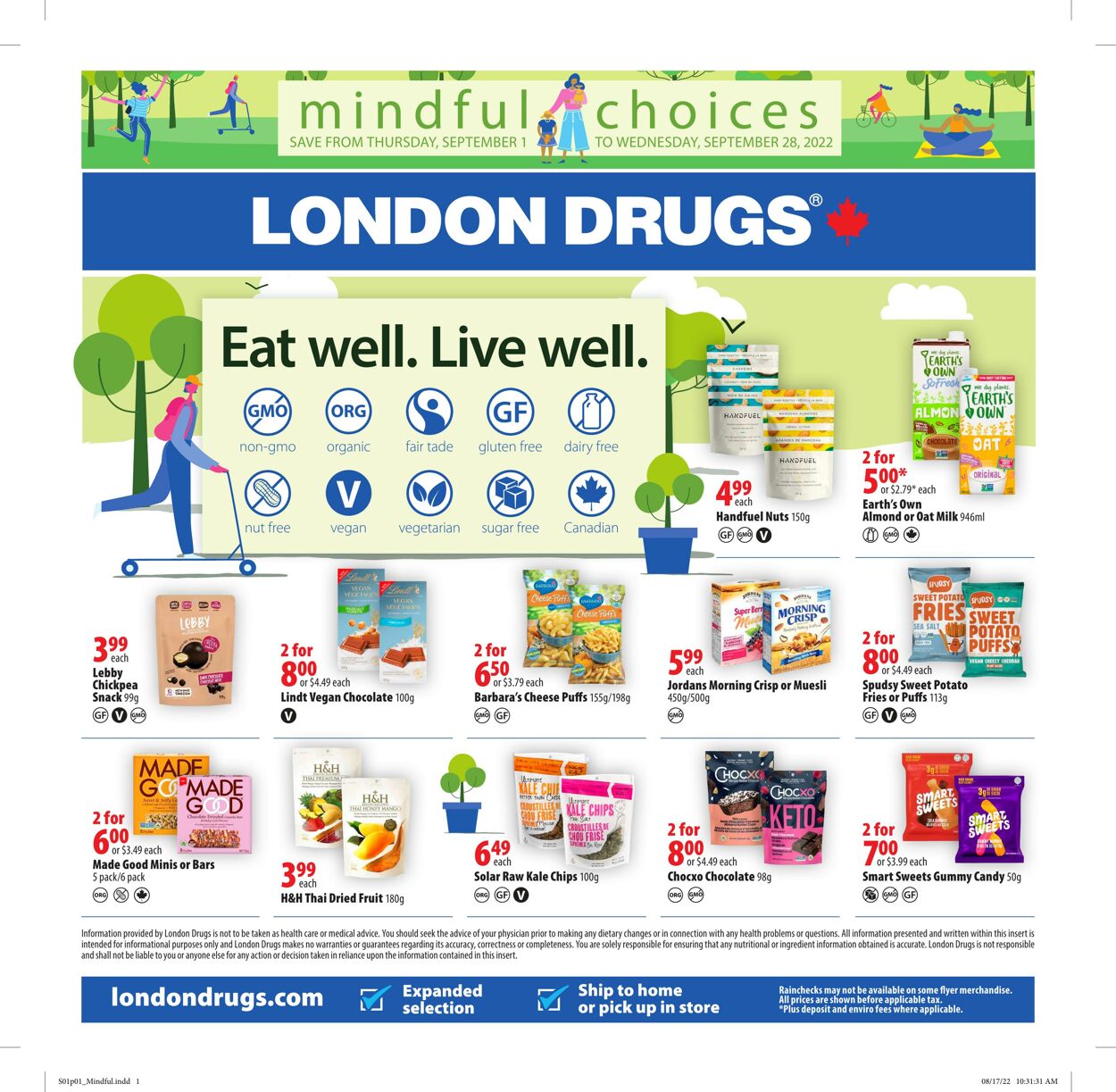 Circulaire London Drugs 01.09.2022-28.09.2022