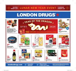 Circulaire London Drugs 19.01.2024 - 07.02.2024