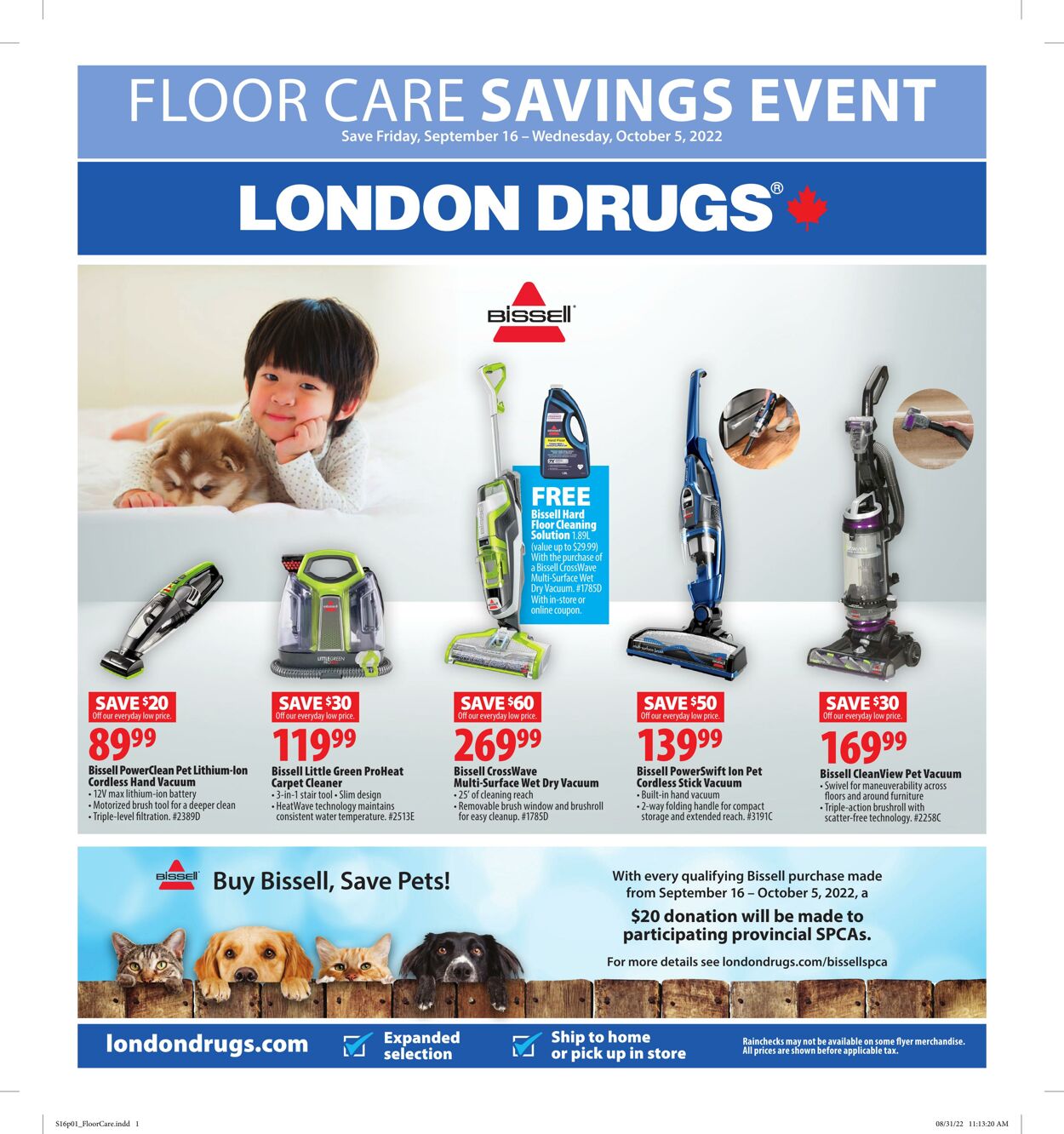 Circulaire London Drugs 16.09.2022 - 05.10.2022