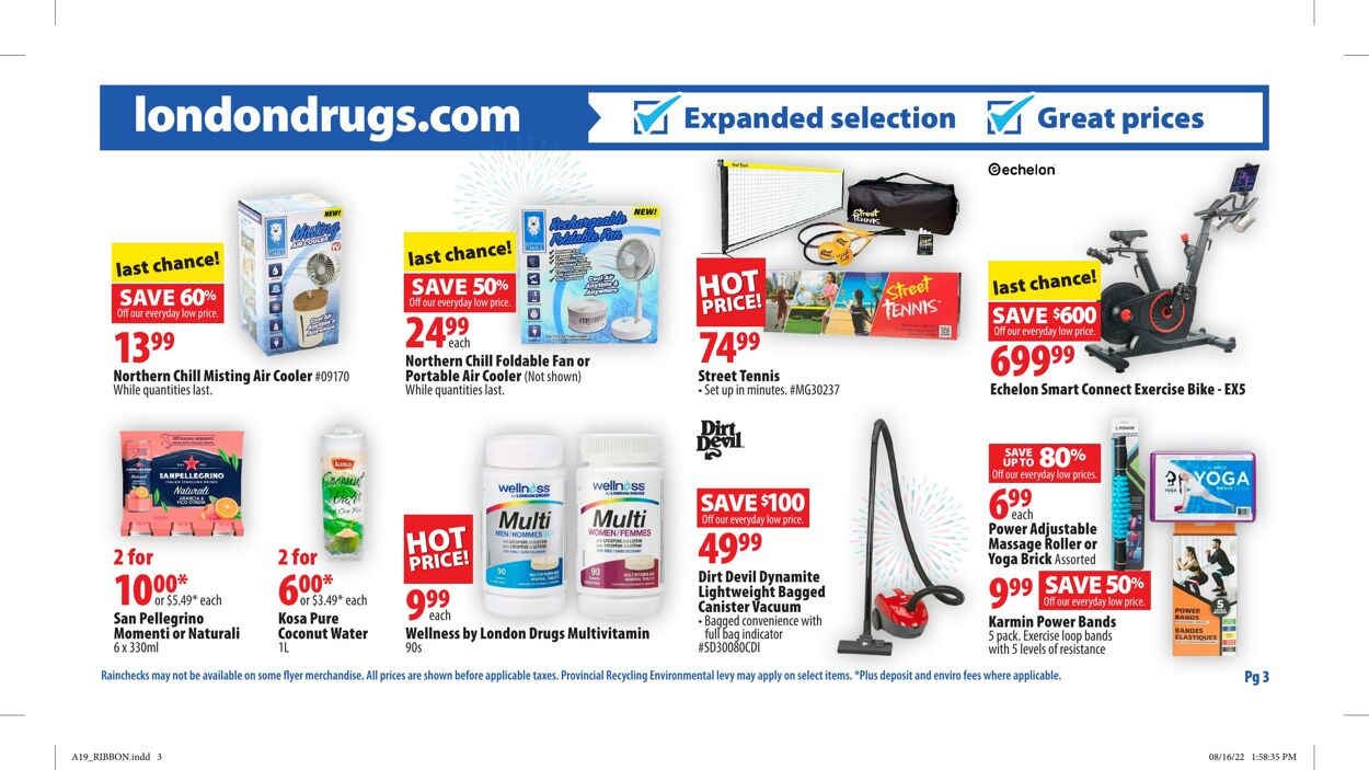 Circulaire London Drugs 19.08.2022 - 24.08.2022