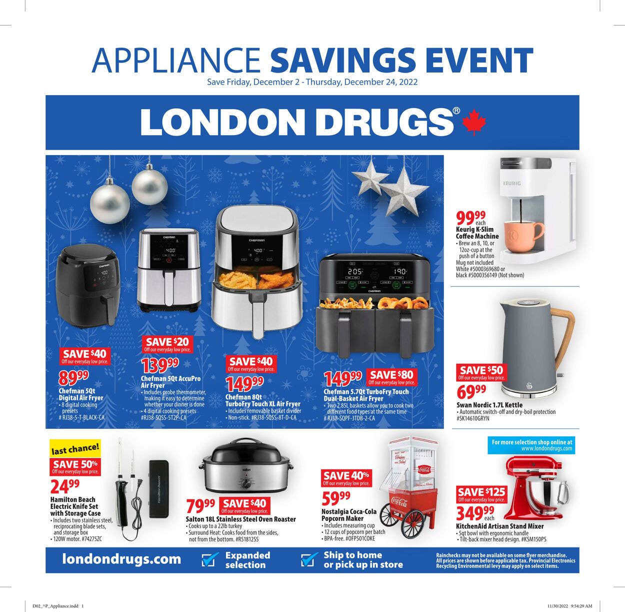 Circulaire London Drugs 02.12.2022 - 24.12.2022