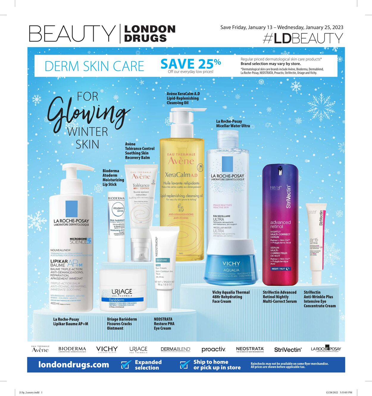 Circulaire London Drugs 13.01.2023 - 25.01.2023