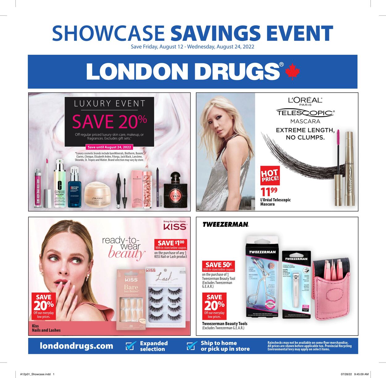 Circulaire London Drugs 12.08.2022 - 24.08.2022