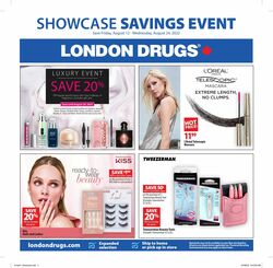 Circulaire London Drugs 12.08.2022-24.08.2022
