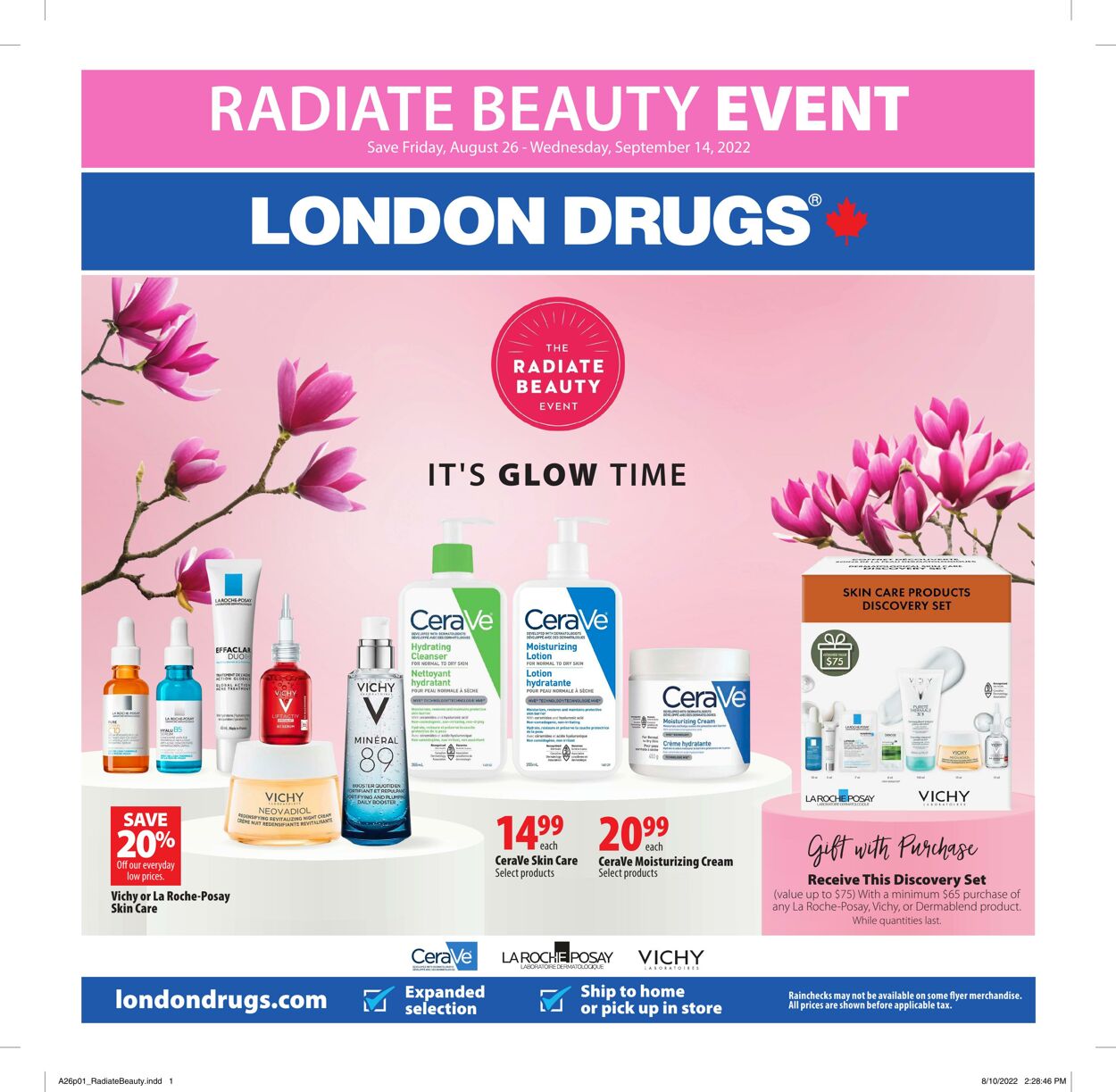 Circulaire London Drugs 26.08.2022 - 14.09.2022