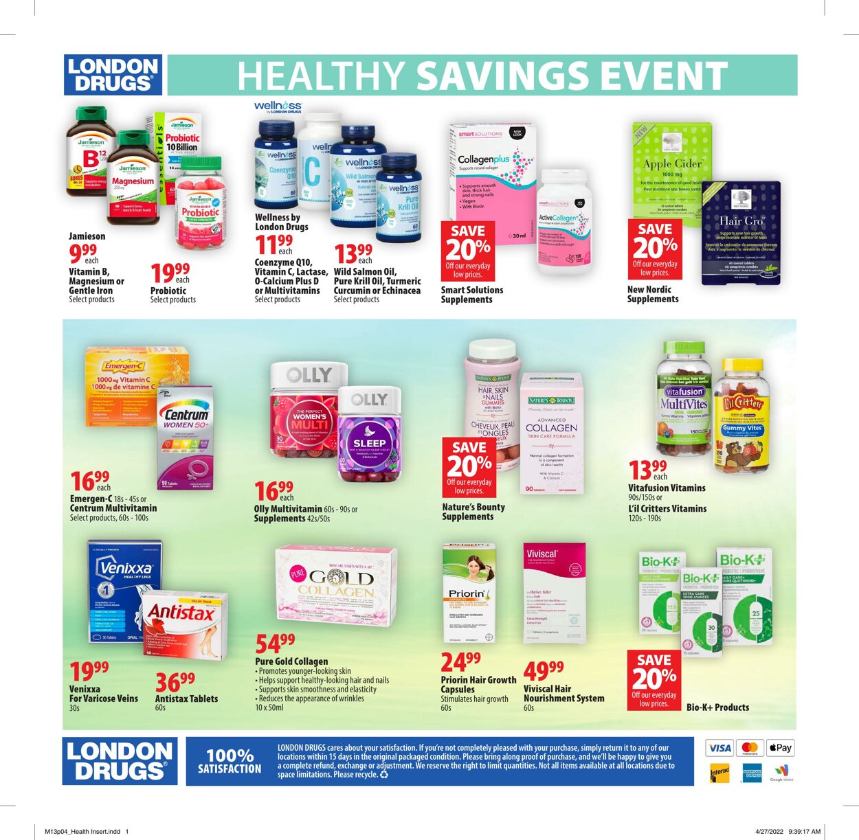 Circulaire London Drugs 13.05.2022 - 25.05.2022