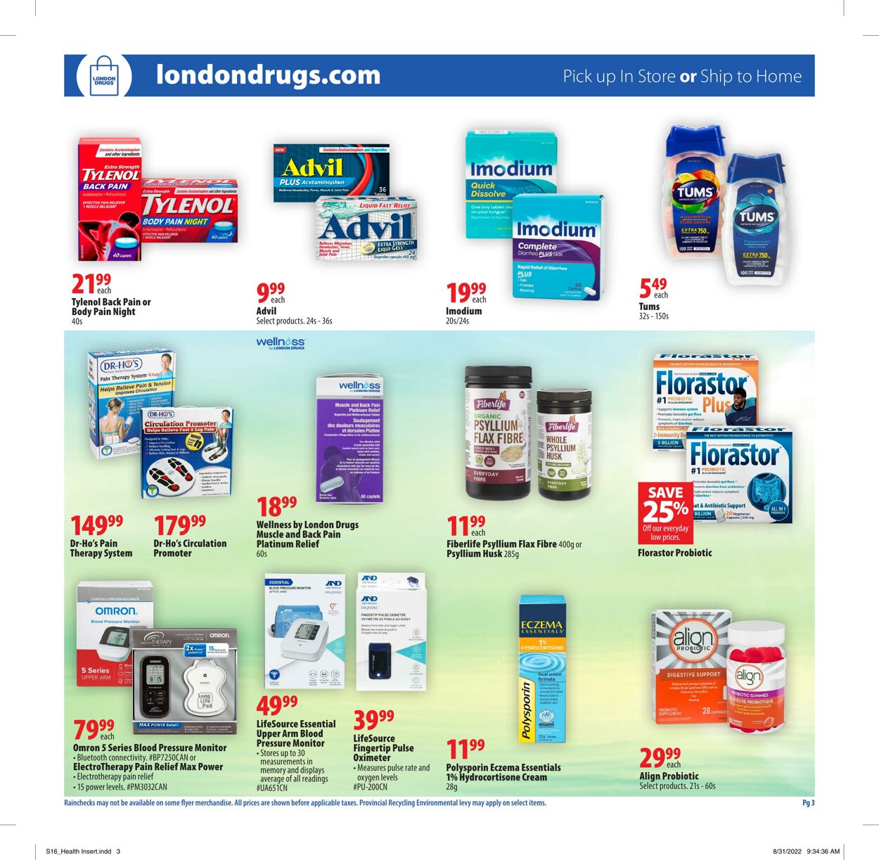 Circulaire London Drugs 16.09.2022 - 28.09.2022